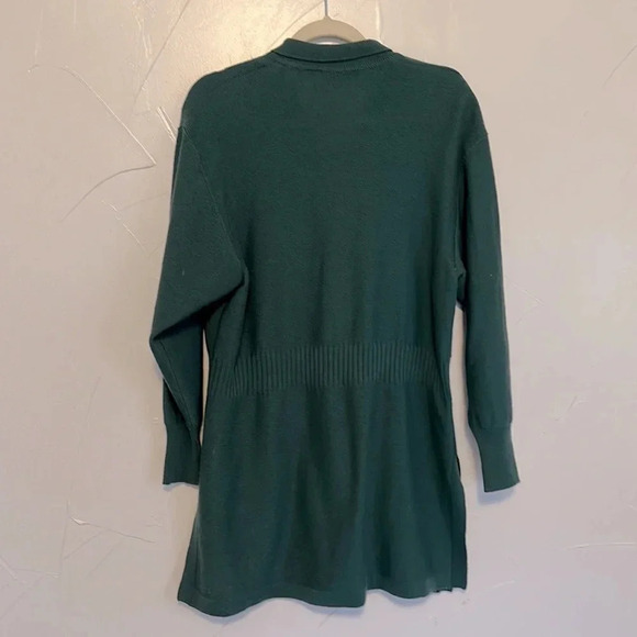Sonia Rykiel Green Wool Long Cardigan GVC L - Picture 6 of 7